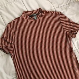 Forever 21 Striped Bodysuit